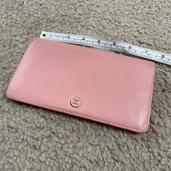 CHANEL Handbags - Chanel Bifold Long Wallet Coco Pink Caviar Leather Authentic